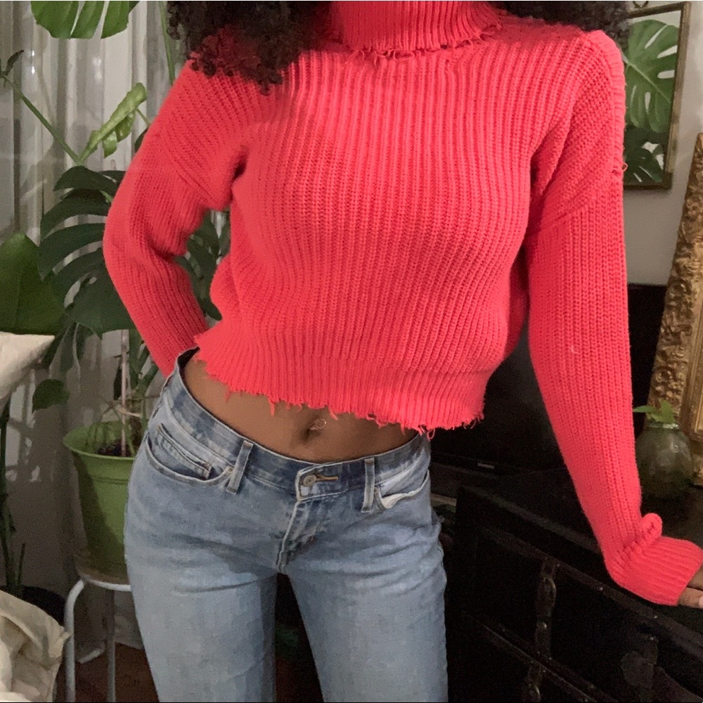 Cozy Cropped turtle neck✨